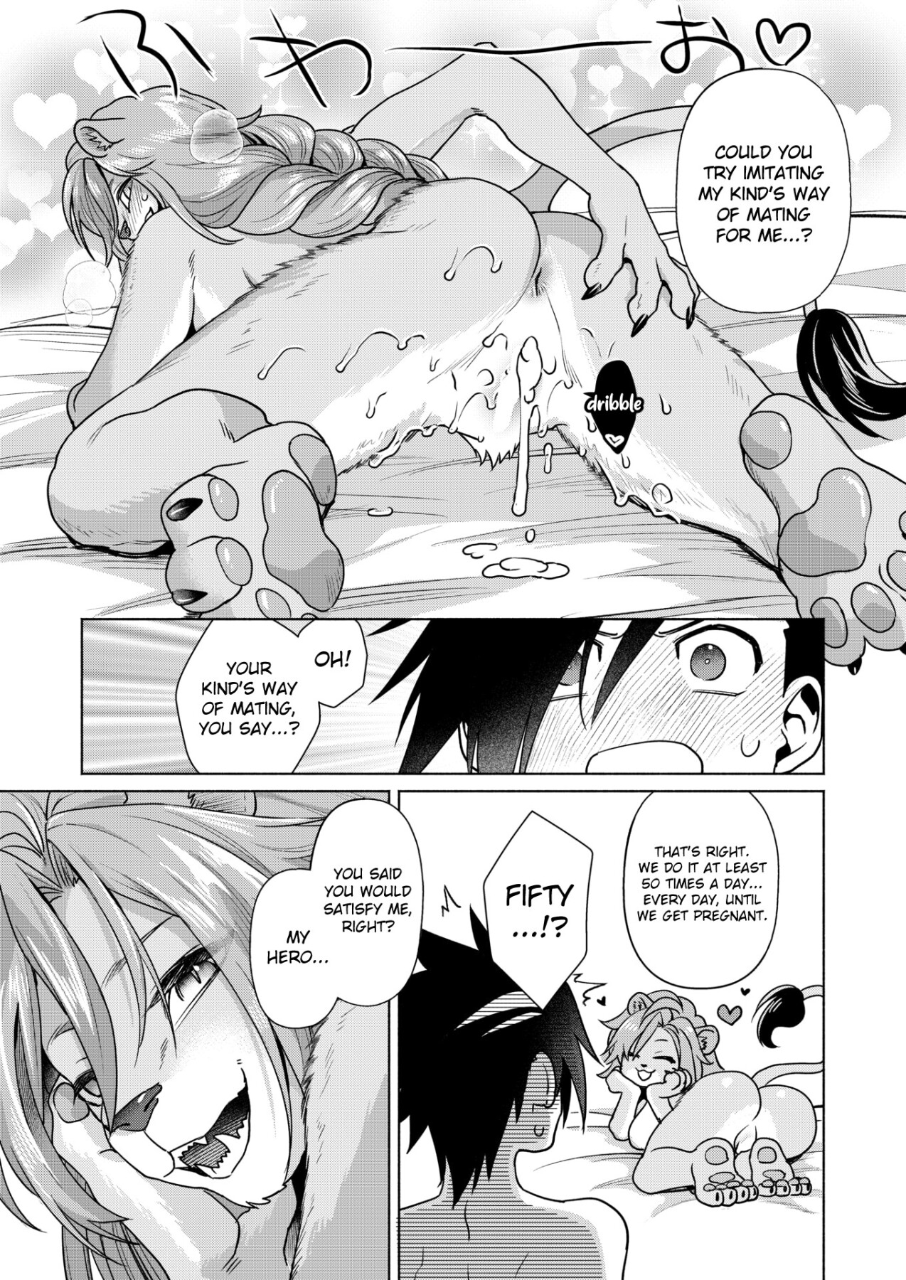 Hentai Manga Comic-The Lion And The Hero's Interspecies Exchange-Read-21